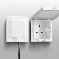 Heeman4u Hidden 13A Switch Socket Panel With Cover Embedded Socket Refrigerator Kitchen Household 86