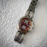 Jam tangan langka Alba Aka Red Chrono “YAMAHA” Cal. V657 by Seiko