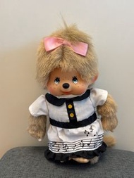 Vintage Monchhichi Doll with Musical Dress