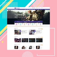 Anime Training Company Website Construction html Web Template Source Code Education Institution Ente