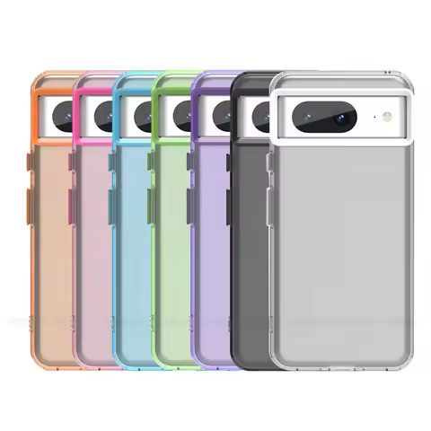 For Google Pixel 8 Case Cover Google Pixel 8 Capa Shockproof Phone Bumper Transparent Frosted Matte 
