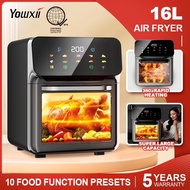 Smart LCD Air Fryer 16L Baking microwave oven Large Capacity Oven Toaster Kitchen Appliances