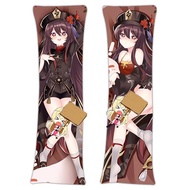 ADP Anime Dakimakura Pillow Cover Bedroom Pillow Case Soft BedGenshin Impact Hu Tao 21332