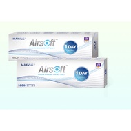 MAXVUE AIRSOFT 1 DAY CLEAR CONTACT LENS 15PIECES DAILY USE
