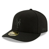 New YORK Mets NEW ERA MLB Triple Black Low Profile 59Fifty cap