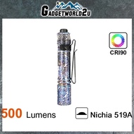 Acebeam Pokelit AA Ti Nichia 519A High CRI90 5000K LED 500 Lumens Flashlight