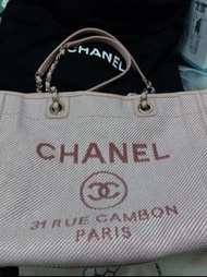 Chanel Deauville Medium Light pink 爆款Tote bag 沙灘袋 女朋友 新年禮物 拜年首選