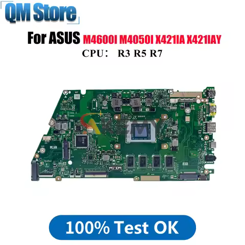 X421IA Laptop Motherboard For ASUS VivoBook X421IAY X421I M4050I X421IA R421I M4600I Mainboard With 