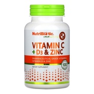 *READY STOCKS* NutriBiotic, 3-in-1 Immunity Booster -  PHARMACEUTICAL Vitamin C (1500 mg) + D3 (5000