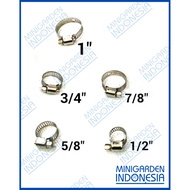Hose Clamp / Hose Clamp 5/8", 1/2", 3/4", 7/8", 1 " AB013