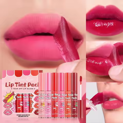 Tear off lipstick moisturizing lipstick lipstick film Tear off lipstick waterproof and color fast li