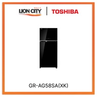 Toshiba GR-AG58SA(XK) 610L 2 Door Fridge - Black