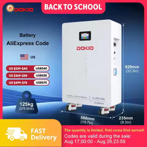 51.2V 314Ah 16KWh LiFePO4 Battery Household Solar Energy Storage Battery 48V 314Ah Lithium Iron Phos
