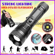 XHP90 Rechargeable Flashlights High Lumens Brightest Flashlight Outdoor Camping Flashlights