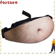 TARSURE Funny Pack, Creative Funny Belt Bag, Novelty  Belly Storage Bag Men