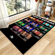Good Quality 2026 F1 Racing Calendar Floor Mat Gaming Room Racing Theme Carpet Living Room Bedroom G