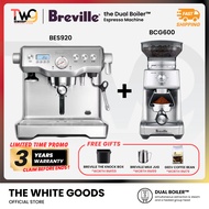 [Stock Ready, Dispatch Next Day] Breville BES920 Dual Boiler Espresso Machine + BCG820 Smart Grinder
