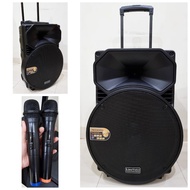 Speaker Portable Wireless Meeting SOUNDBEST FT15 / FT 15 15 INCH ORIGINAL SOUNDBEST