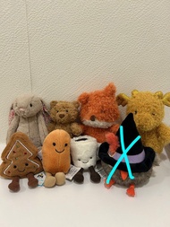 ［交換/賣］Jellycat Amuseables 食物造型系列 Christmas Tree Cookie 聖誕樹曲奇 Bean 趣味豆豆 Espresso Cup 咖啡杯 Heccaty Hoot