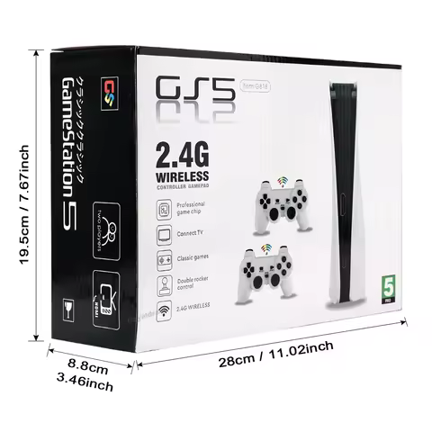 G818A 8Bit Retro Video TV Game Console Built-In 818 For-FC Classic Games Station wireless 2.4G Handh
