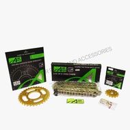 【AJI RACING】 HONDA EX5 DREAM WAVE100 (428H & O-RING) Motorcycle Sprocket & Chain Set