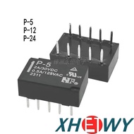 2-5PCS Signal relay P-5VDC P-12VDC P-24VDC P5 P-12 P-24 replaces G6H-2-5VDC G6H-2-12VDC G6H-2-24VDC 