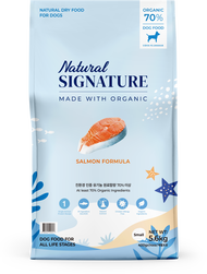 Natural Signature for Dog (Salmon) เนเชอรัล ซิกเนเจอร์ อาหารสุนัข ออร์แกนิค จากประเทศเกาหลี (แซลมอน)
