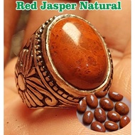 Red jesper agate ring ALPACARing