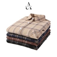 ANVERS | Women Flannel Checkered Long Sleeve T-Shirt S0014