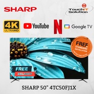Sharp_  4K UHD FJ1X Google TV - 4TC50FJ1X / 4TC55FJ1X/ 4TC65FJ1X/ 4TC75FJ1X