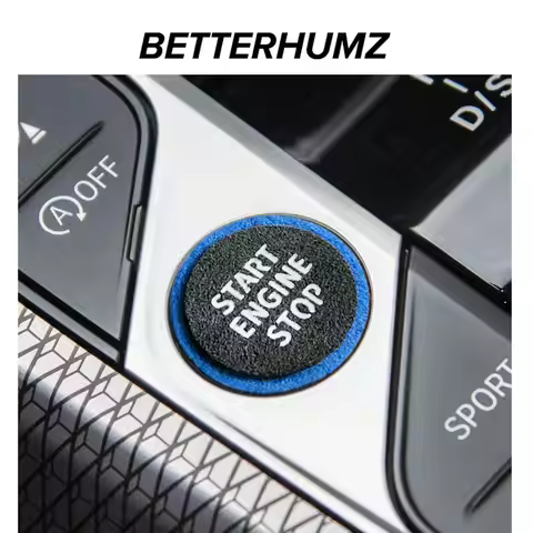 For BMW G30 G20 G32 G60 X3 G01 X4 G02 X5 G05 Made of Alcantara Engine Start Stop Button Trim Sticker