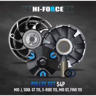 H4R Hi-Force Pulley Set Racing yamaha mio M3 Fino/ Filano/ Fazzio/ Freego/ Gear 125/ X-Ride/ Mio/ So