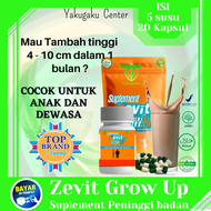 Zevit Grow Up Boney S Grow Obat dan susu Peninggi Badan /Obat Peninggi Badan Terbaik Terlaris / Susu