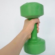 6kg plastic dumbbells, one-piece molded Vietnamese product.