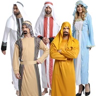 (Fire) Arab Prince ali baba sheik Cosplay Costume for Men/ Dubai Arabian Prince Cosplay Costume