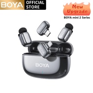 BOYA mini 2 Wireless Lapel Microphone AI Noise Cancellation Super mini Mic for Vlogging