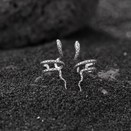 ต่างหูเงินผู้หญิงรูปงู S925จักรราศี TIMESWIND พร้อมใบรับรอง