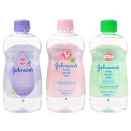 Johnson's Baby Oil (500 mlขวดใหญ่มาก)(สินค้านำเข้า/ของแท้100%) # จอห์นสันเบบี้ออยล์ #Johnson's Baby 