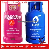 Tabung Bright Gas 12kg (ISI ULANG SAJA) Tabung Gas LPG 12kg Tabung Gas 12kg. Tabung Gas Biru Tabung 