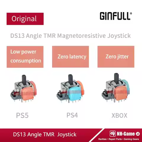 10/30PCS 2nd Generation TMR Electromagnetic Joystick DS13 MAX 3D Analog Stick Rocker for PS5 for PS4
