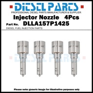 4x Diesel Fuel Injector Nozzle Tips DLLA157P1425 for Mitsubishi Canter 4.9L 4M50 0445120049 ME223750