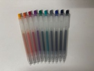 Muji 無印良品0.5按壓式順滑原子筆 10支裝