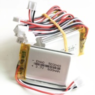 3.7V 600mAh Rechargeable Battery 503040   JST XHR 2.54mm 3pin Connector Lithium Polymer For Mp3 DVD 