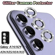 Glitter Camera Protector Lens Protector For Samsung Galaxy A54 A55 A15 A16 A06 A24 A34 A35 A14 5G Ca