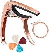 Guitar Capo, Ukulele Capo with 1 set of guitar strings &amp; 4 picks Guitar Accessories for Acoustic Classical and Electric