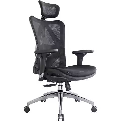 SIHOO M57 Ergonomic Mesh Office Chair, High Back Home Desk Chair with 3D Armrests, Lumbar Support an