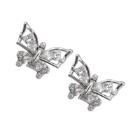 ST Fashionable Rhinestones Bows Earphone Clip Universal for freeclip Models Premium Metal DIY Access