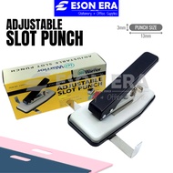 Warrior Slot Punch with Adjustable 33059A / 33036 Name Badge Punch ID Punch