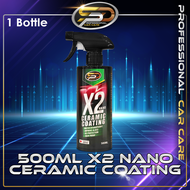 500ml SPD X2 Coating Ceramic Quick Coating Spray Car 3D Nano Coating Pengilat Melindung Kereta