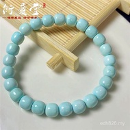 Army Green High Porcelain Turquoise Natural Turquoise Turquoise Bracelet Pill Spacer Bracelet Wenwan